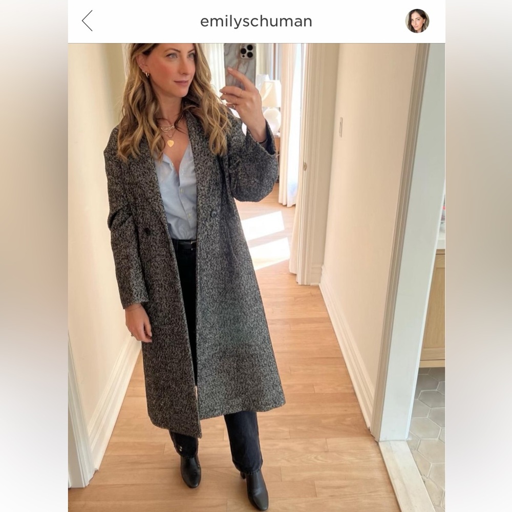 Mango Gray Long Coat